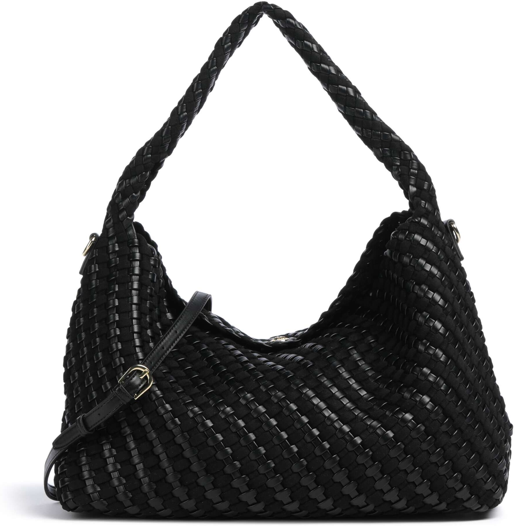 Dune London Deliberate L Beuteltasche aus Leder, schwarz