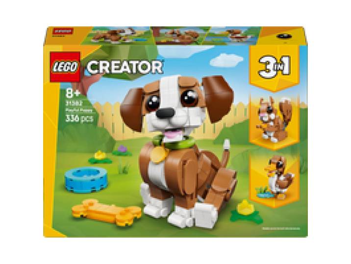 LEGO® CREATOR 31382 Ensemble 3-en-1 « Animaux mignons : Le chiot joueur »