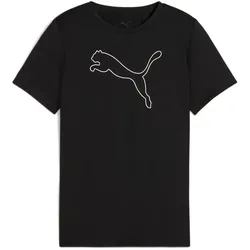 PUMA Tad Essentials Cat Logo Trainingsshirt Mädchen 01 - PUMA black 164