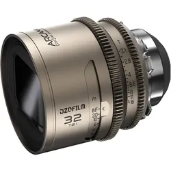 Dzofilm Arcana Prime 32mm T2.1 Full-frame 1.5X Hybrid Anamorphic Prime Lens (PL mount,meter) Metric (PL, Vollformat), Objektiv, Schwarz