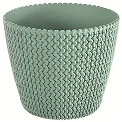Prosperplast - Runde Kunststoffpflanztöpfe 18,6L Splofy in Mint, Ø34,1 x 28,9 cm