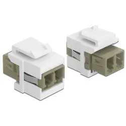 DELOCK Keystone LC Duplex Buchse