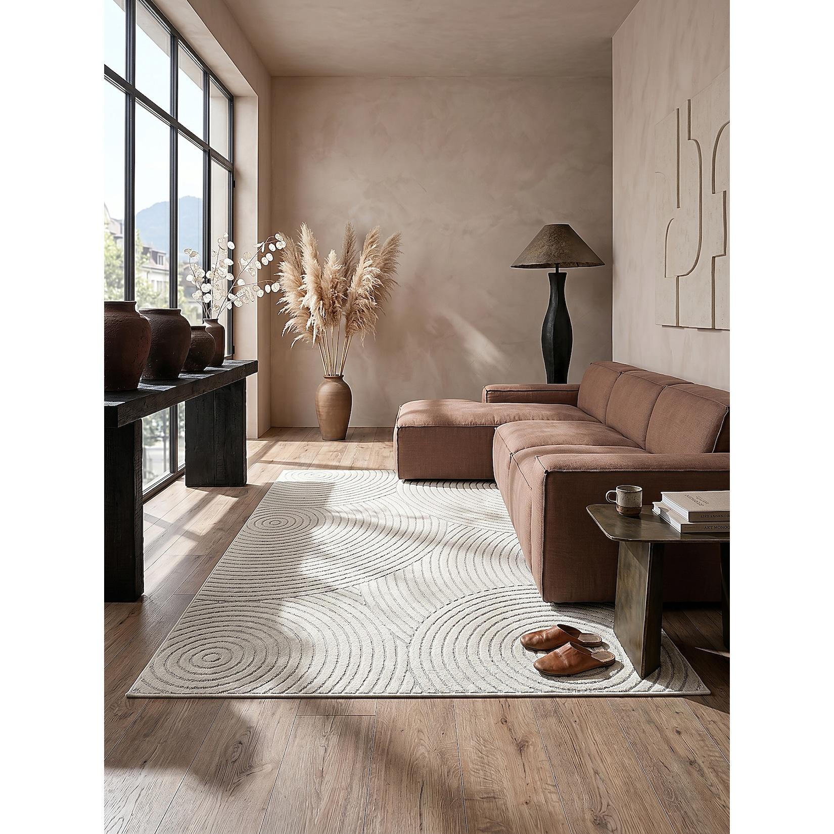 Outdoor-Teppich Wetterfest Creme 240x340 cm - MEZEN Kadima Design