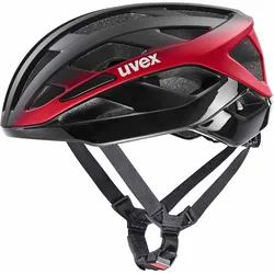 uvex i-volute Fahrradhelm Rennradhelm black red matt- Gr. 56-60cm