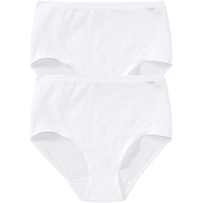 Formslip SPEIDEL "Shape", Damen, Gr. 46, weiß, Obermaterial: 92% Baumwolle, 8% Elasthan, unifarben, Unterhosen Formslip, bequem, elastisch, figurbetonend, basic, Baumwollmix