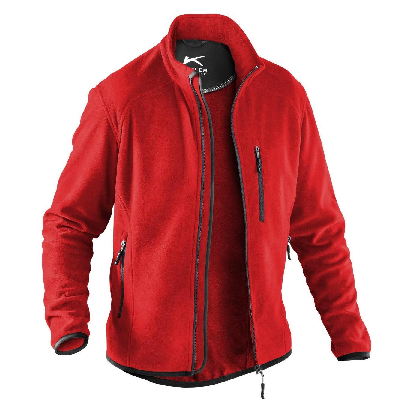 Kübler Fleecejacke mittelrot 3XL (3XL) (210141)