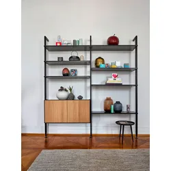 RAUM.FREUNDE Regal Edge Lack Schwarz