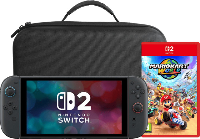 Nintendo Switch 2 (2026) met Mario Kart World en BlueBuilt Travel Case