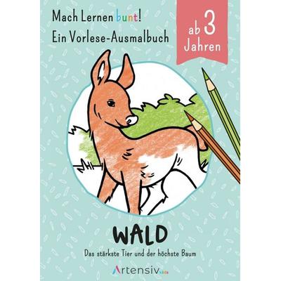 Wald - Ein Vorlese-Malbuch für Kinder ab 3 Jahren, Taschenbuch von Holger Schulz, Tredition, 978-3-7483-0020-5