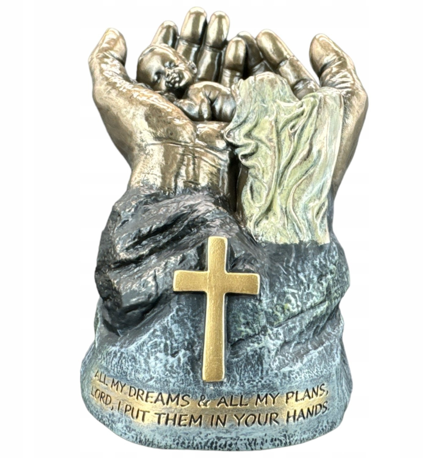 Veronese Kinderfiguur in God's Handen - Religieuze Decoratie voor volwassenen