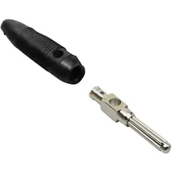 Tru Components Büschelstecker, Elektronikkabel + Stecker, Schwarz