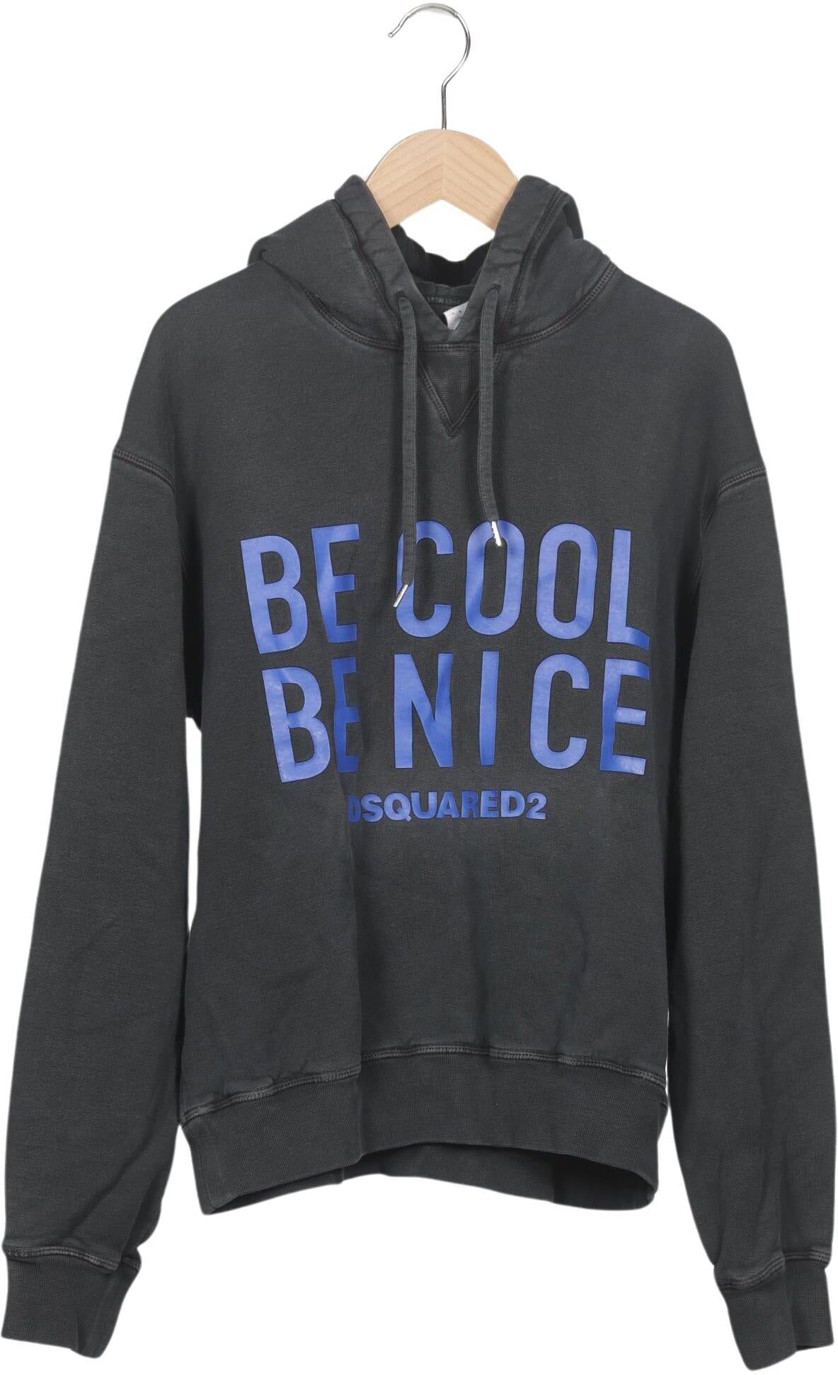Dsquared2 Damen Kapuzenpullover, Grau, Gr. XS, Elasthan / Baumwolle - Second Hand