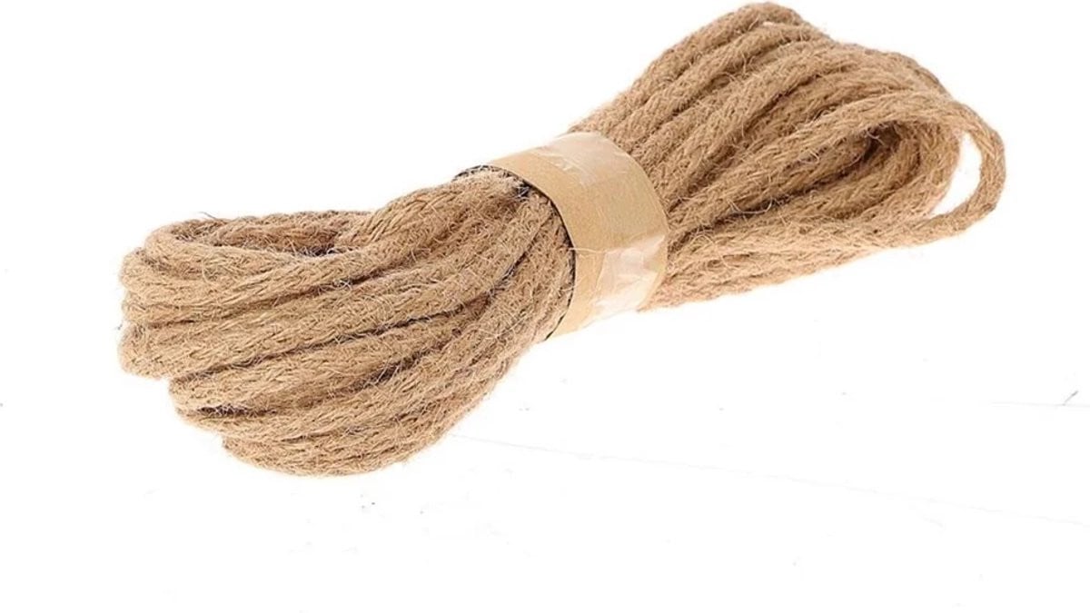 HBX Jute touw bruin 7 meter