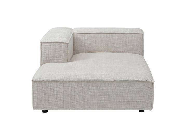 Vente-Unique Recamiere ohne Schlaffunktion - 1 Person - stoff - beige Ruzolo, Beige, 120x67x169 cm, Wohnzimmer, Sofas & Couches, Sofas, Recamieren