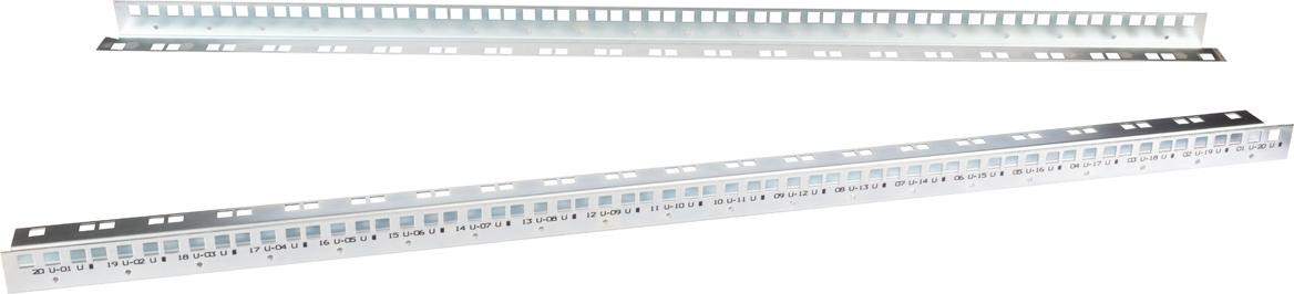 ROLINE 19-inch profielrails 20 HE voor buitenwandbehuizingen Pro