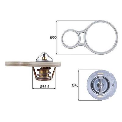 Mahle Thermostat, Kühlmittel [Hersteller-Nr. TX25591] für Mini, Chrysler, Plymouth, Jeep, Dodge