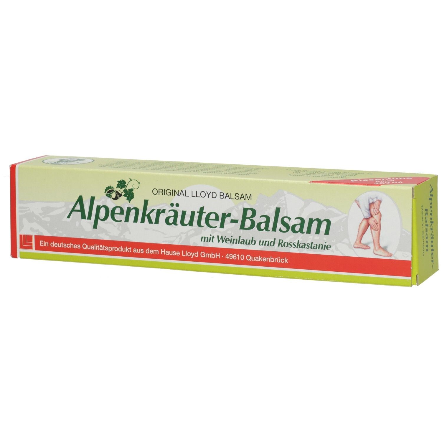 Alpenkräuter Balsam m.Weinlaub+Rosskastanie Lloyd 200 ml