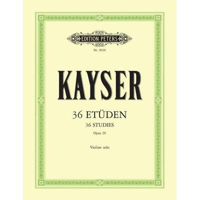 36 Etüden op. 20 -