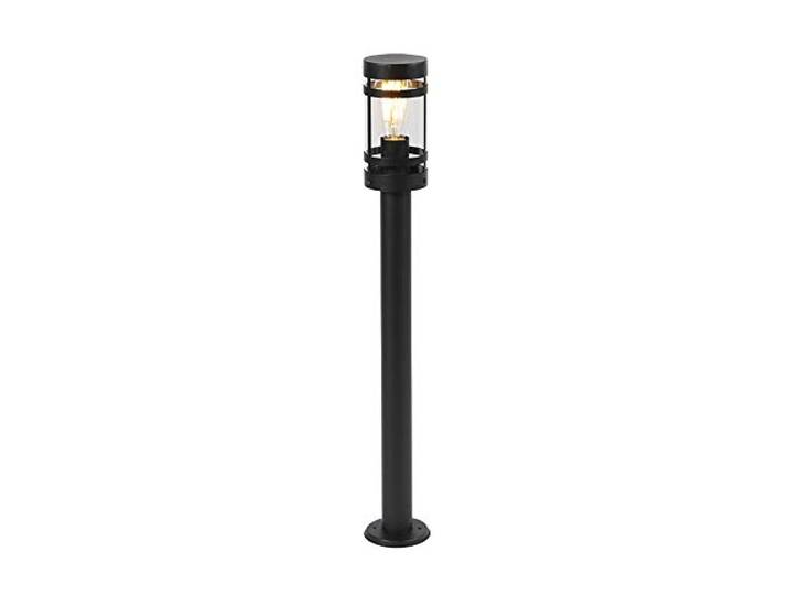QAZQA gleam - Lampe sur pied extérieur - 1 lumière - Ø 102 mm - Noir - Moderne - éclairage extérieur