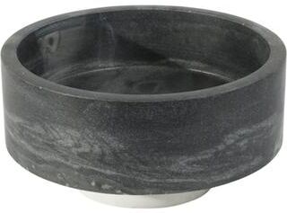 Sagebrook Home "12"" Satine White & Black Marble Bowl, , 6""H, - 12"" x 12"" x 6"""