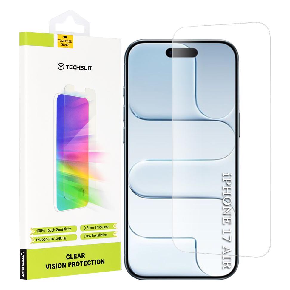 Techsuit - Clear Vision Glass - iPhone 17 Air - Transparent (Apple iPhone 17) (58346198)