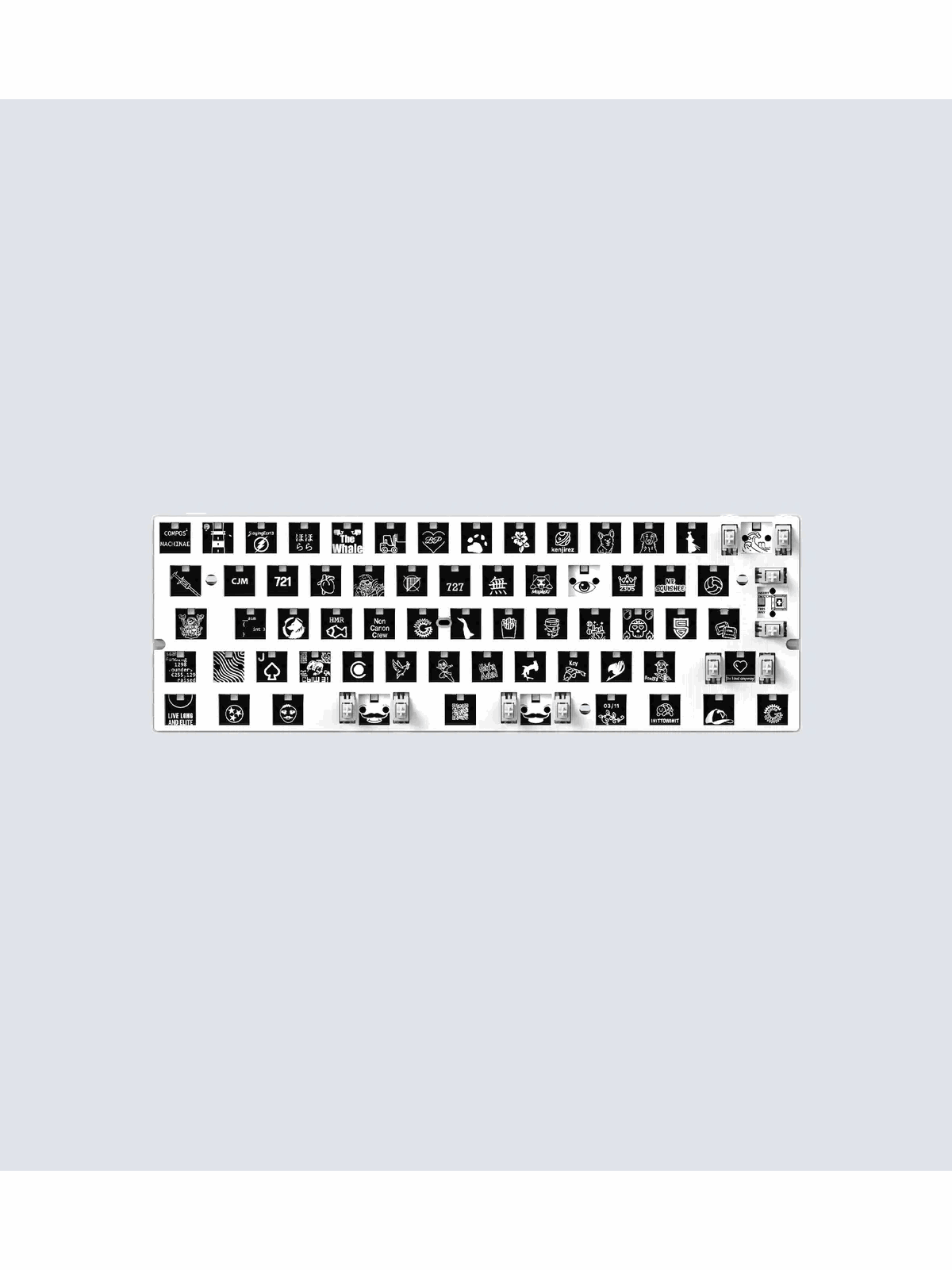 Wooting 60HE v2 Module - Split Spacebar - Keyboard Module - 60% - ISO