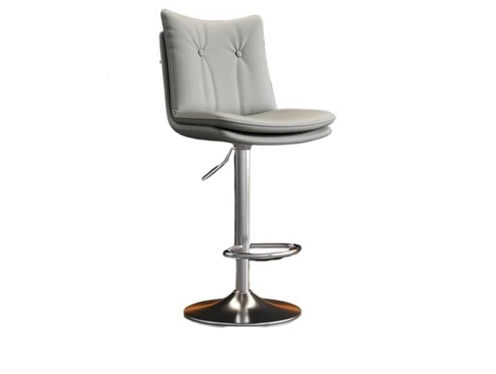 VNCdfhETs Barstuhl Verstellbare Barstühle Mit Rückenlehnen, Hohe Hocker for Esszimmer Barhocker(Gray-A,2pcs)