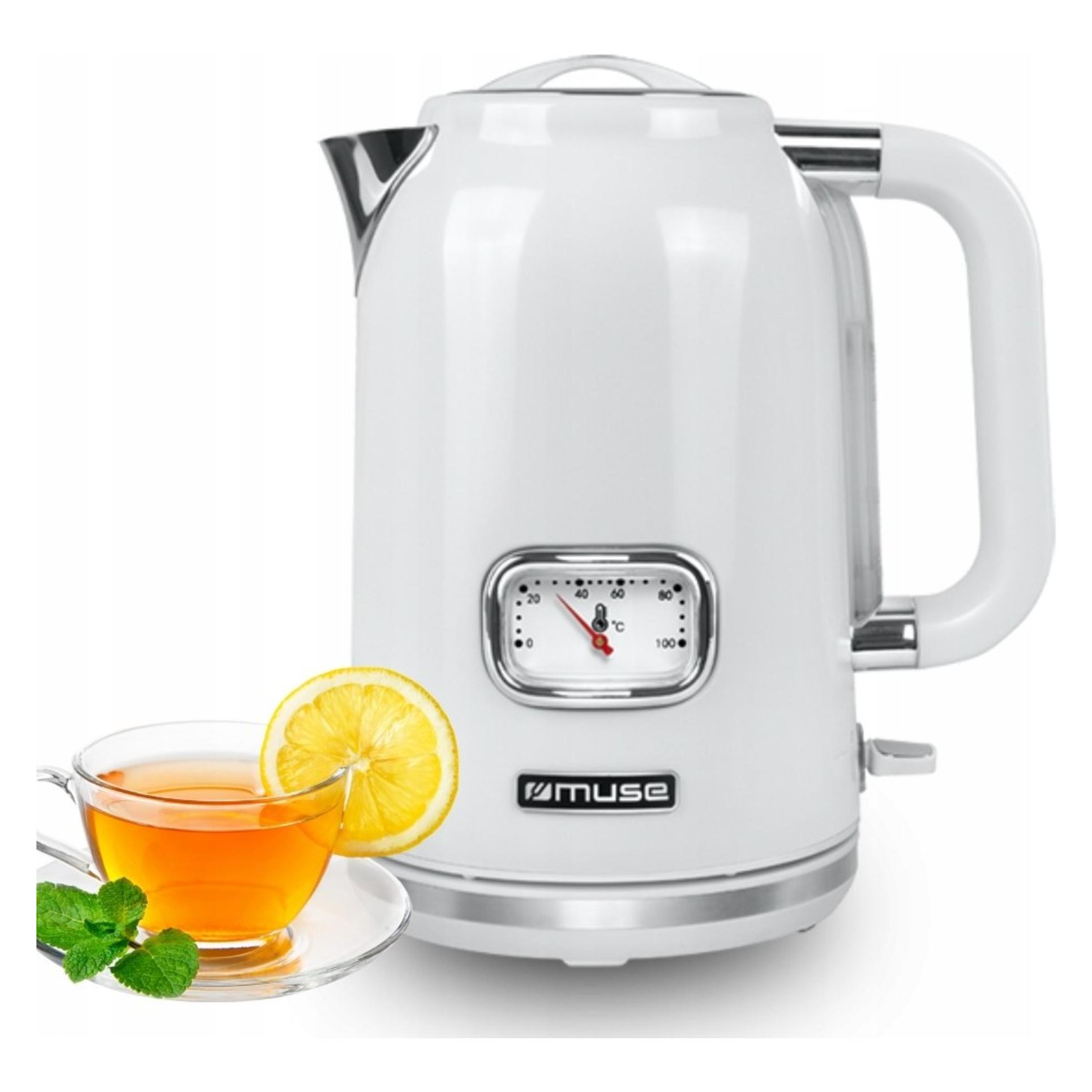 Muse MS030 WS WasserkocherWeiss 1,7 L (1.70 l) (43630005)