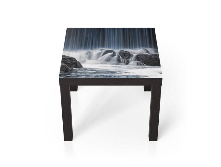 DEQORI Couchtisch 'Fließende Stille', Glas Beistelltisch Glastisch modern