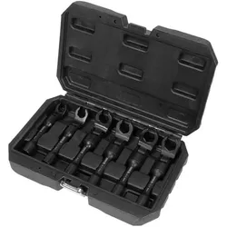 Yato, Schraubenschlüssel, KLUCZE PRZEGUBOWE OCZKOWE OTWARTE 3/8" kpl. 6el.