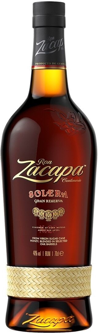 Zacapa Ron Solera 23 Gran Reserva.