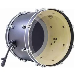 RMV Bass Drum Fell FX Double Clear 24 Zoll (Schlagzeug), Drumhead