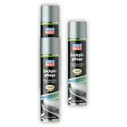 3x Pflegemittel LIQUI MOLY 1598 Cockpitpflege Cockpit Reiniger Vanille Duft 300ml