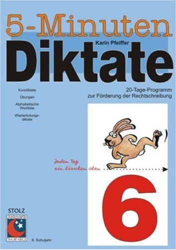 Karin Pfeiffer - 5-Minuten-Diktate, neue Rechtschreibung, 6. Schuljahr - Preis vom 10.10.2026 11:48:34 h