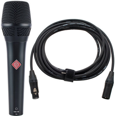 Neumann KMS 104 BK Bundle noir