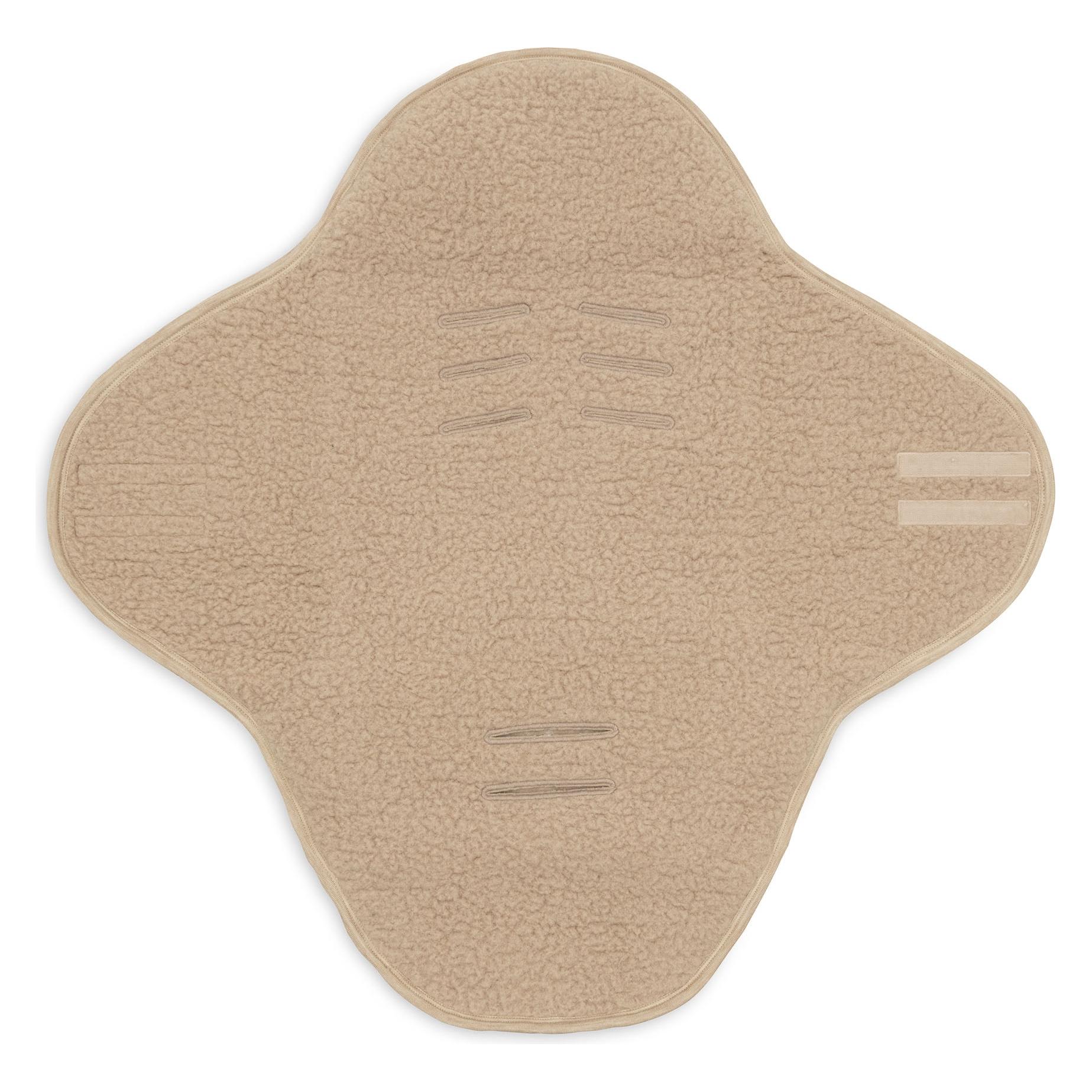 Jollein Einschlagdecke für Babyschale Sherpa Merino Wool - Natural (77 x 80 cm) (032-566-68240)