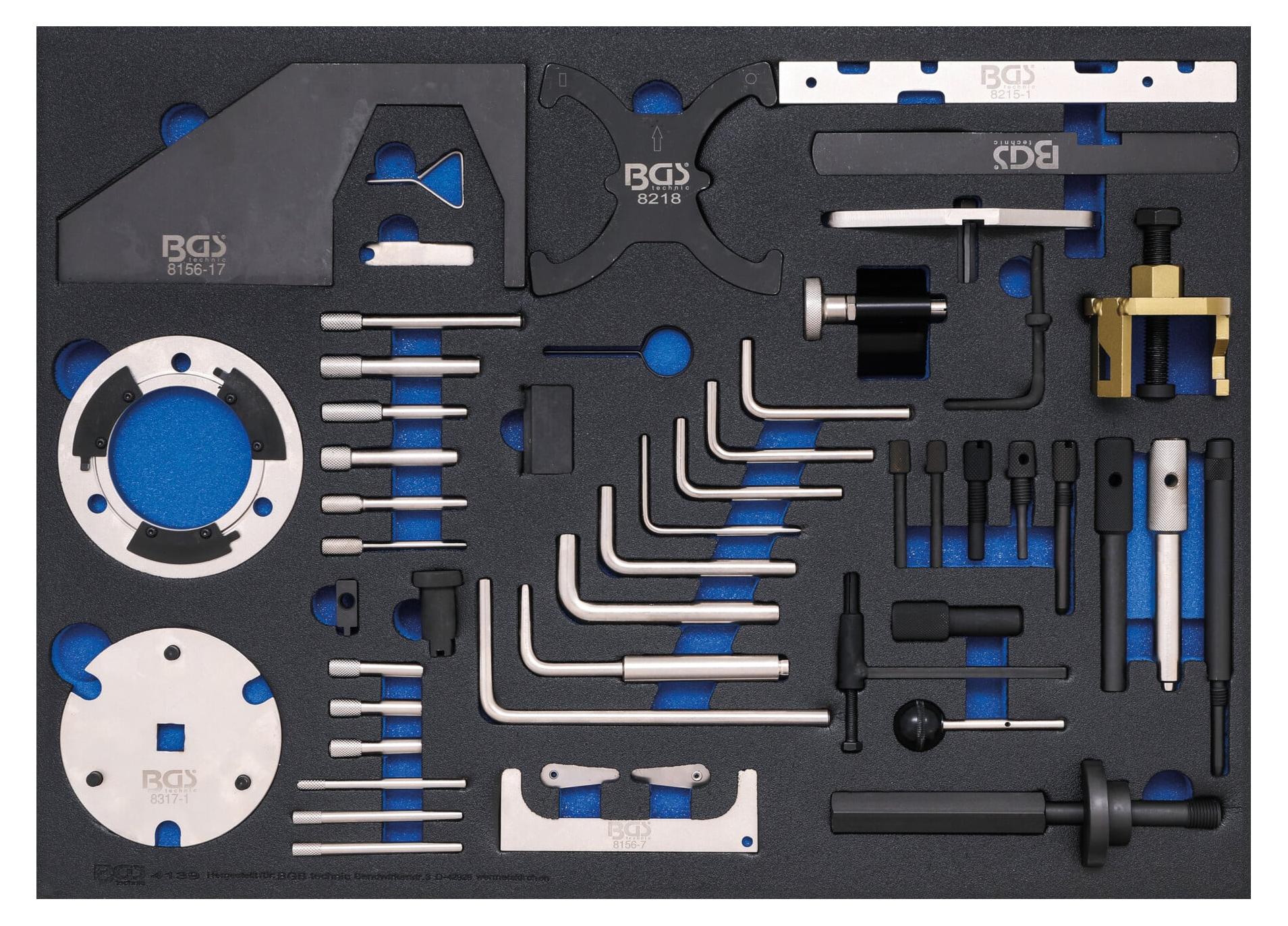 BGS technic Tool Tray 3/3: Engine Timing Tool Set, 9316 mm, 9,32 kg
