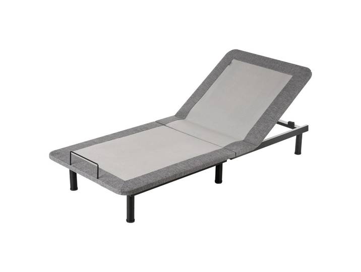 LATTENROST elektrisch verstellbar BRUNOY 80 x 200 cm Grau