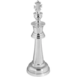 Skulptur Wohnling Silberfarben