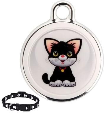 Inspired Finds Smart Pet GPS Tracker Collar Real Time Waterproof GPS Pet Tracker For Dogs & Cats cat 1