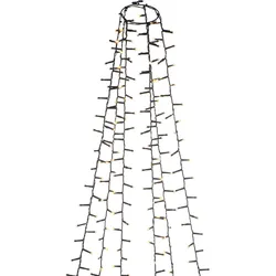 Konstsmide Weihnachtsbeleuchtung  Micro LED Baummantel 660 warmweiße Dioden
