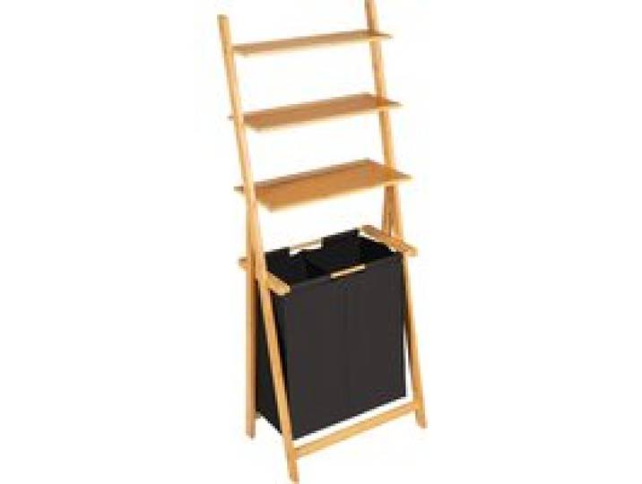 WENKO Étagère échelle avec panier à linge, Ecori, 2 en 1