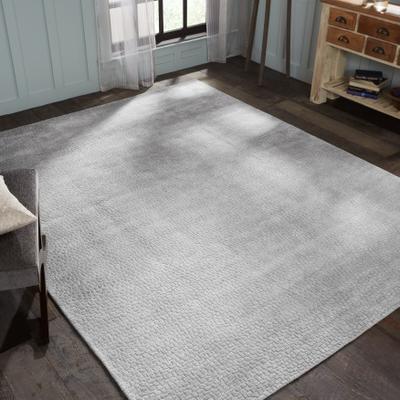 KALATY Handmade Mosaic Hand-loomed Solid Color Area Rug