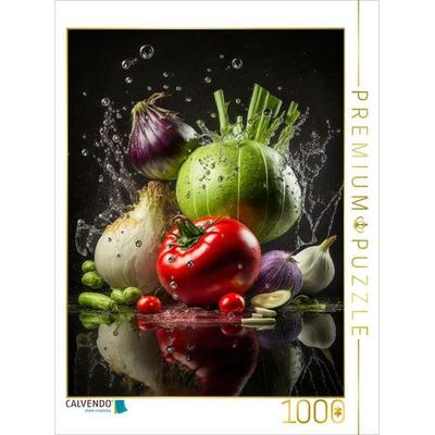 CALVENDO Puzzle Gemüseauswahl | 1000 Teile Lege-Größe 64x48cm Foto-Puzzle für glückliche Stunden