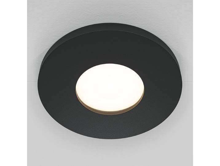 Spot encastrable Stark 8 x 2 x 8cm Noir Matériau : Métal Surface en métal : Laqué Type de métal : Aluminium GU10