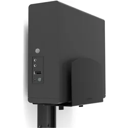 ERGOTRON LX Pro Arm, Mittlere PC-Halterung mit Wandschiene, schwarz