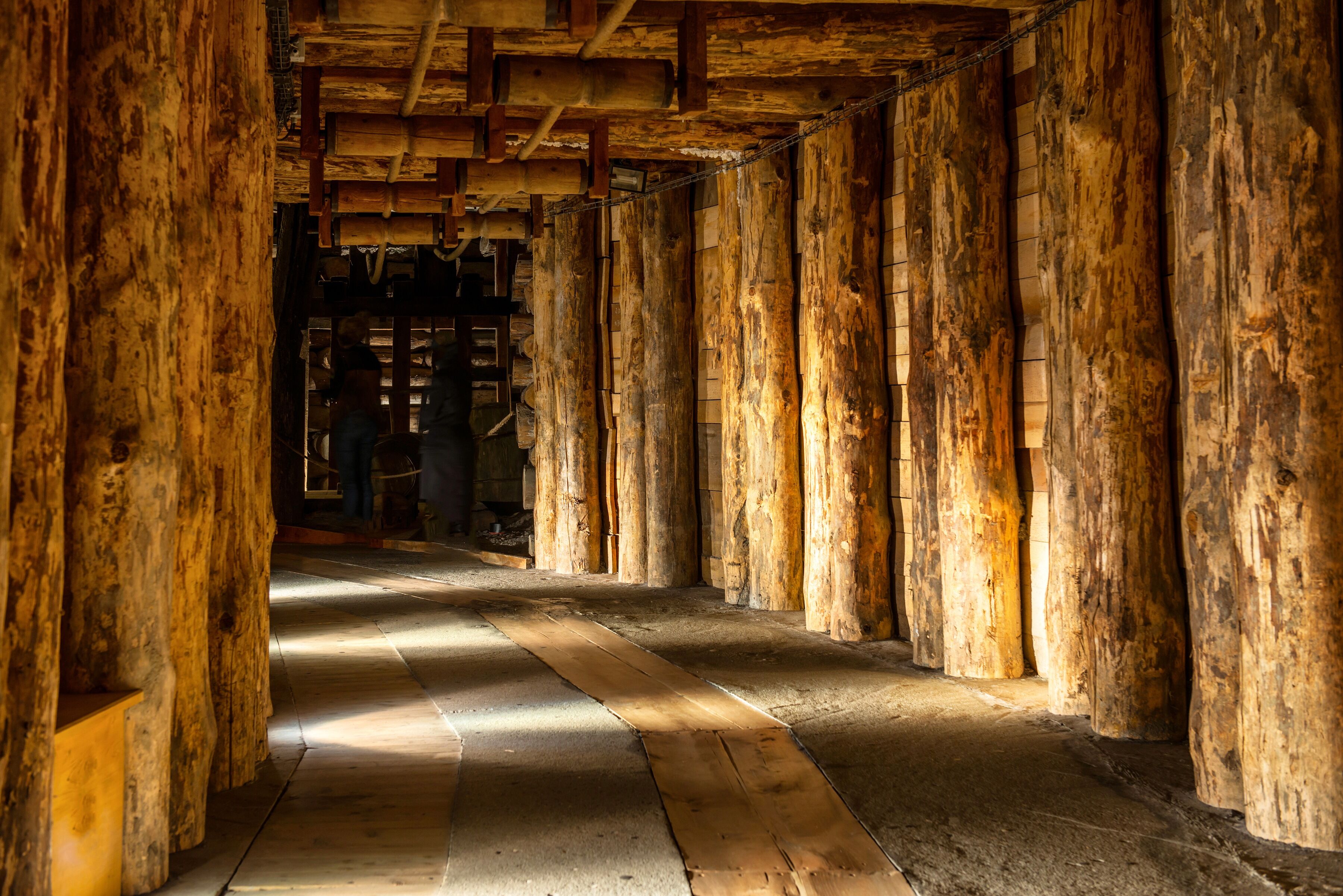 Fototapete PAPERMOON "Wieliczka Salt Mine", bunt, B:4m L:2,6m, Vlies, Tapeten, Fototapete bunt B/L: 4m x 2,6m, Bahnen: 8 Stk.