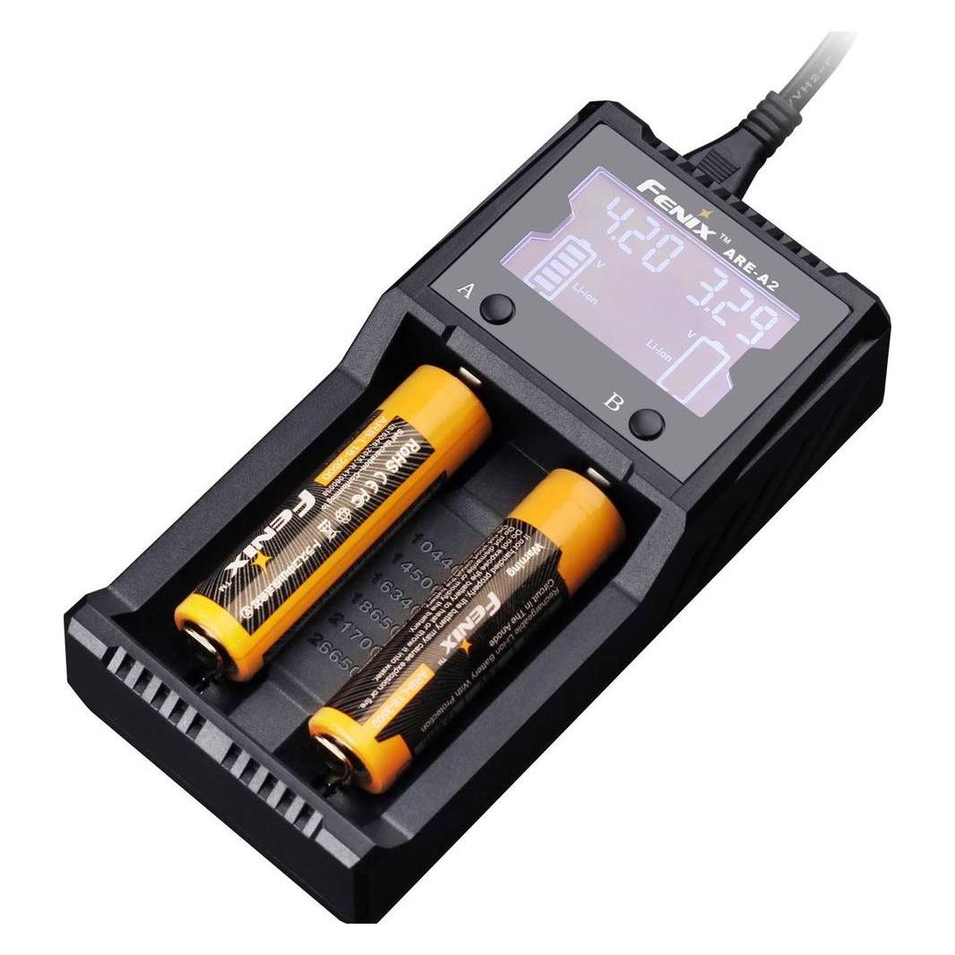 Fenix Ladegerät ARE-A2 (1 Stk., AA, AAA, C) (FNX ARE-A2)