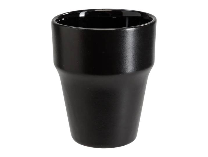 Kaffeetasse Seefeld, Atelier Pfister, schwarz, Porzellan