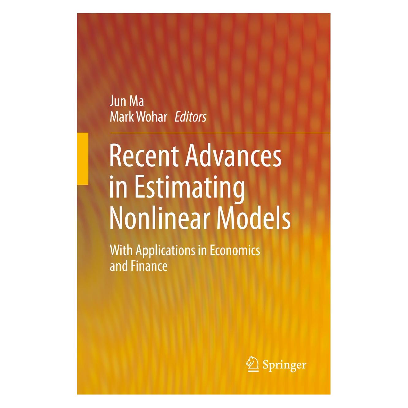 Springer Recent Advances in Estimating Nonlinear Models (Englisch, Hardcover, Jun Ma, Mark Wohar) (9781461480594)